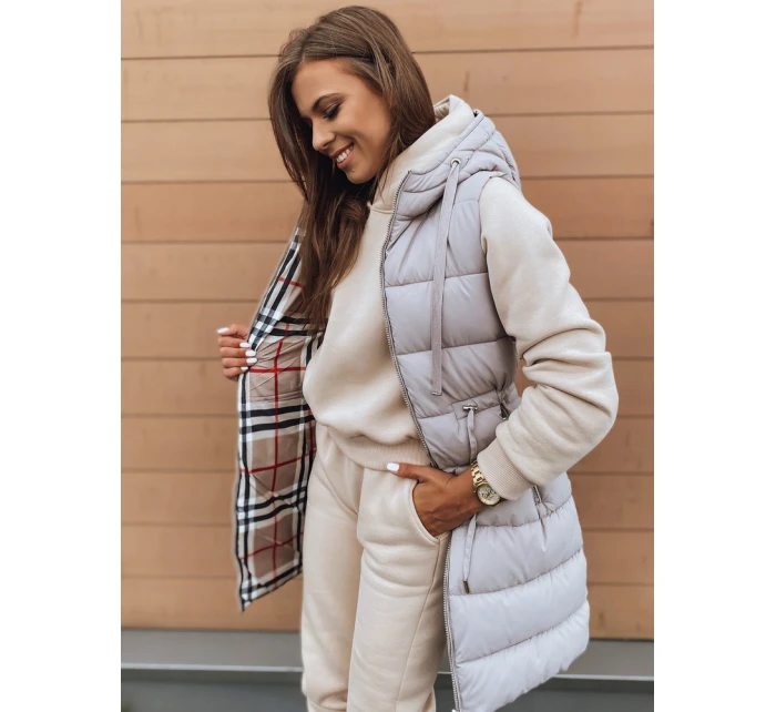 Dámská vesta KERIS béžová FashionStreet TY2909