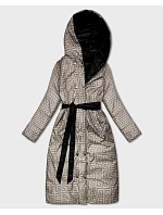 oboustranná dlouhá bunda s kapucí model 21759930 - MINORITY oboustranná dlouhá bunda s kapucí model 21759930 - MINORITY