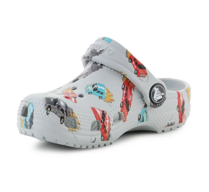 Žabky Crocs Classic Race Cars Graphic Jr 210992-1NN Žabky Crocs Classic Race Cars Graphic Jr 210992-1NN
