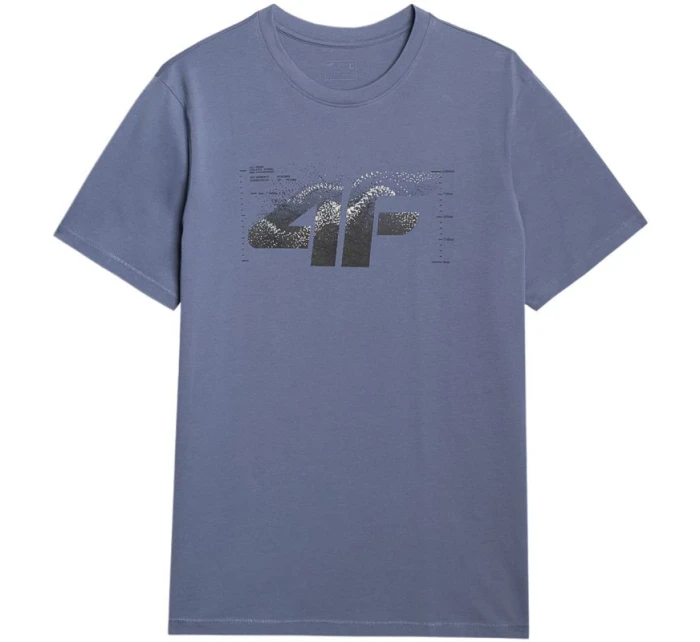 Pánské tričko 4F M2359 denim 4FWAW25TTSHM2359 32S pánské
