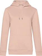 B&C QUEEN Hooded_° Dámská mikina s kapucí 01.W02Q soft rose