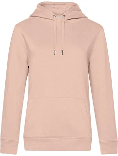 B&C QUEEN Hooded_° Dámská mikina s kapucí 01.W02Q soft rose