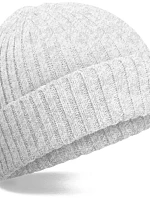 Beechfield B 341B Dětská pletená čepice z bio bavlny 53.341B cloud grey