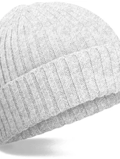 B Dětská pletená čepice z bio bavlny 53. grey model 22442531 - Beechfield