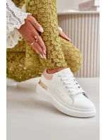 Nízké Dámské Tenisky Na Platformě Z Eko Kůže model 21667647 - Boto Nízké Dámské Tenisky Na Platformě Z Eko Kůže model 21667647 - Boto