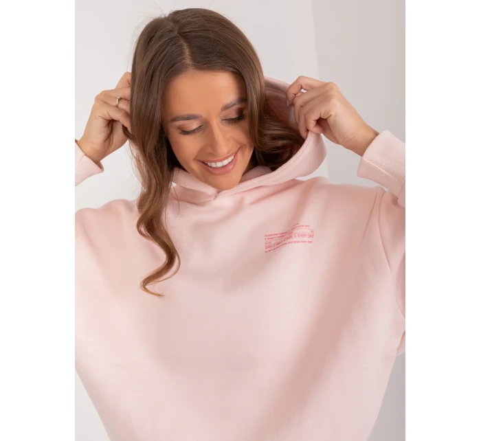 Mikina D10608BC02450C3 světle růžová