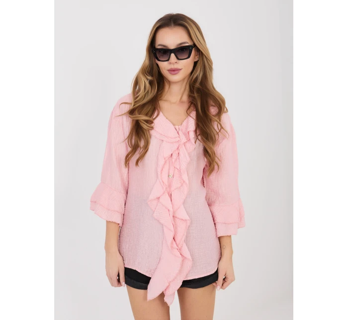 Koszula IT KS model 22031507 jasny różowy - FPrice