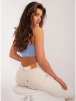 Spodnie jeans PM SP  jasny beżowy model 19716286 - FPrice