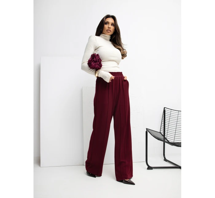 Spodnie dresowe RV DR model 21777673 bordowy - FPrice Spodnie dresowe RV DR model 21777673 bordowy - FPrice