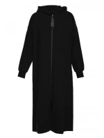 M729 Mikina s kapucí a dlouhým zipem - černá M729 Mikina s kapucí a dlouhým zipem - černá