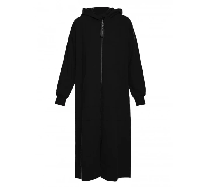 M729 Mikina s kapucí a dlouhým zipem - černá M729 Mikina s kapucí a dlouhým zipem - černá