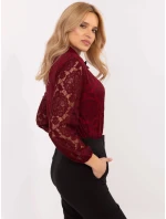 Dámská košile MI KS C242.16X Bordó - FPrice