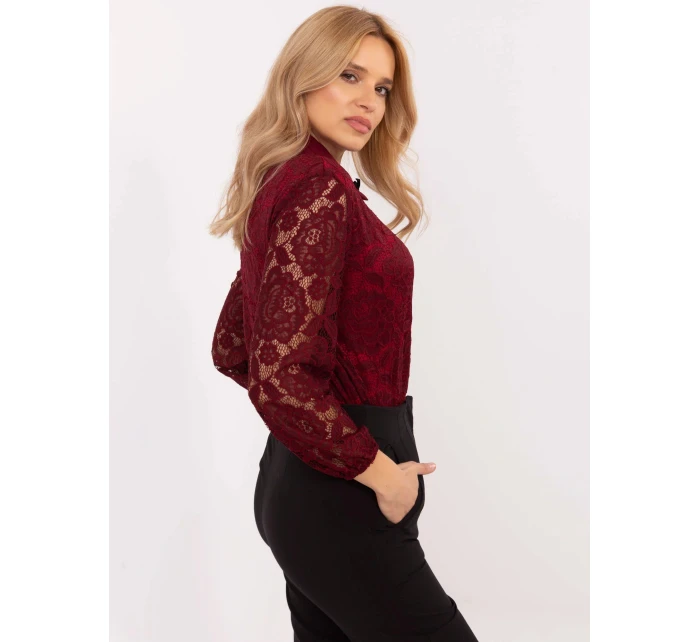 Dámská košile MI KS C242.16X Bordó - FPrice