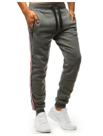 Pánské antracitové tepláky Dstreet UX3623 Pánské antracitové tepláky Dstreet UX3623