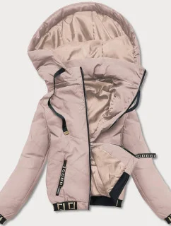 Světle béžová dámská bunda "bomber" model 18019202 - S'WEST