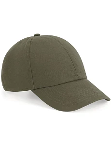 Beechfield B 54N 6 panelová kšiltovka z bio bavlny 53.0054 olive green