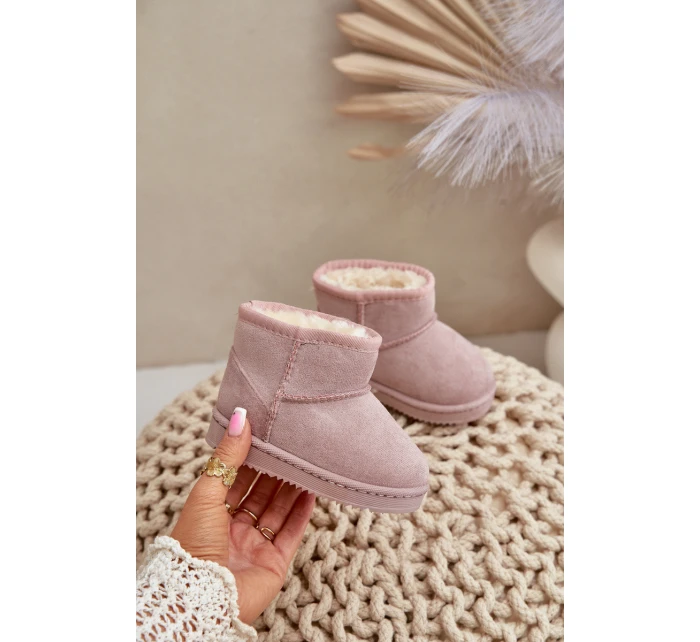 Dětské Zateplené Sněhule Růžové Gooby Dětské Zateplené Sněhule Růžové Gooby