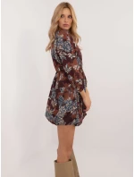 Šaty DHJ SK 19861 6.42 hnědá Šaty DHJ SK 19861 6.42 hnědá