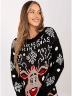 Sweter MI SW model 21795626 czarny - FPrice Sweter MI SW model 21795626 czarny - FPrice