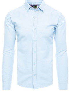 Dstreet DX2479 elegantní modrá pánská košile