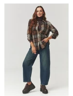 Košile s dlouhým rukávem model 219733 Makadamia Košile s dlouhým rukávem model 219733 Makadamia