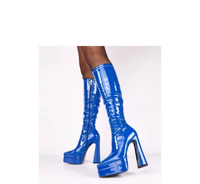 Kozačky na podpatku  model 221357 Solea