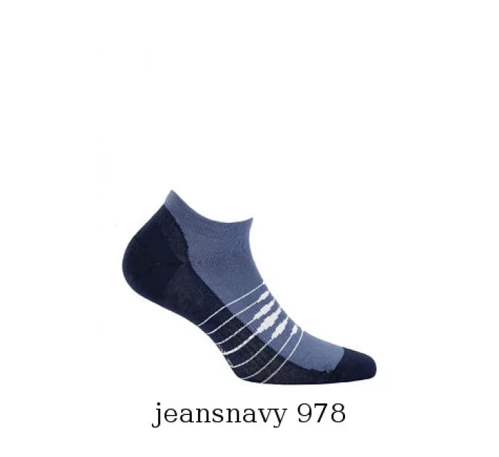 Pánské kotníkové ponožky Wola Sportive W91.1N3 Ag+ vzor Pánské kotníkové ponožky Wola Sportive W91.1N3 Ag+ vzor