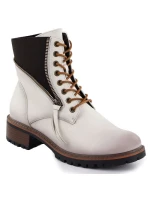 Dámské boty bagger beige Vinceza 26-58559 dámské