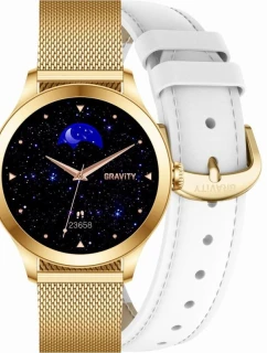 Chytré hodinky White Gold 2 Stripes model 21807427 PRO - Gravity