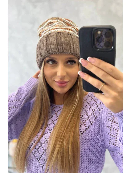 Dámská čepice Feba K330 mocca Dámská čepice Feba K330 mocca