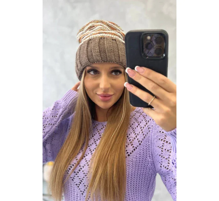 Dámská čepice Feba K330 mocca Dámská čepice Feba K330 mocca