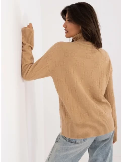 Sweter AT SW camelowy model 20459081 - FPrice