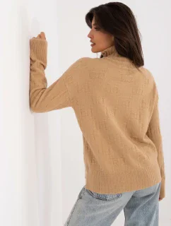 Sweter AT SW  camelowy model 20459081 - FPrice