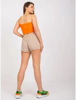 Šortky D73761M61531KA béžové