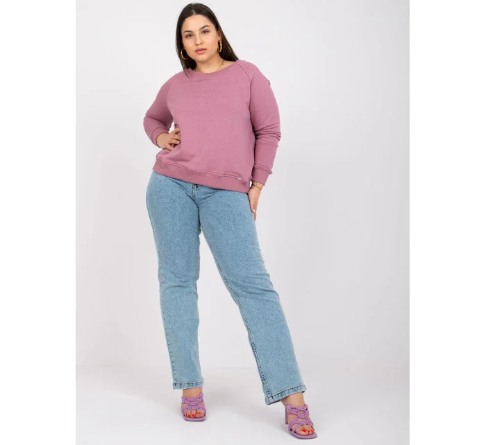 Mikina RV BL 6326.02X tmavě růžová