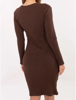RV SK šaty A1050.08 tmavě hnědé