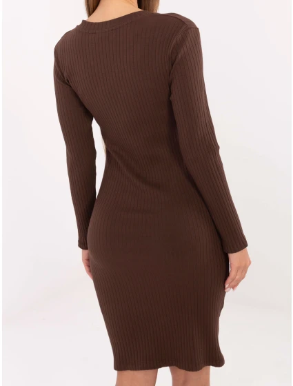 RV SK šaty A1050.08 tmavě hnědé