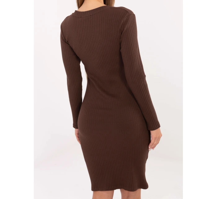 RV SK šaty A1050.08 tmavě hnědé