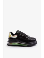 Dámské kožené tenisky GOE Black Dámské kožené tenisky GOE Black