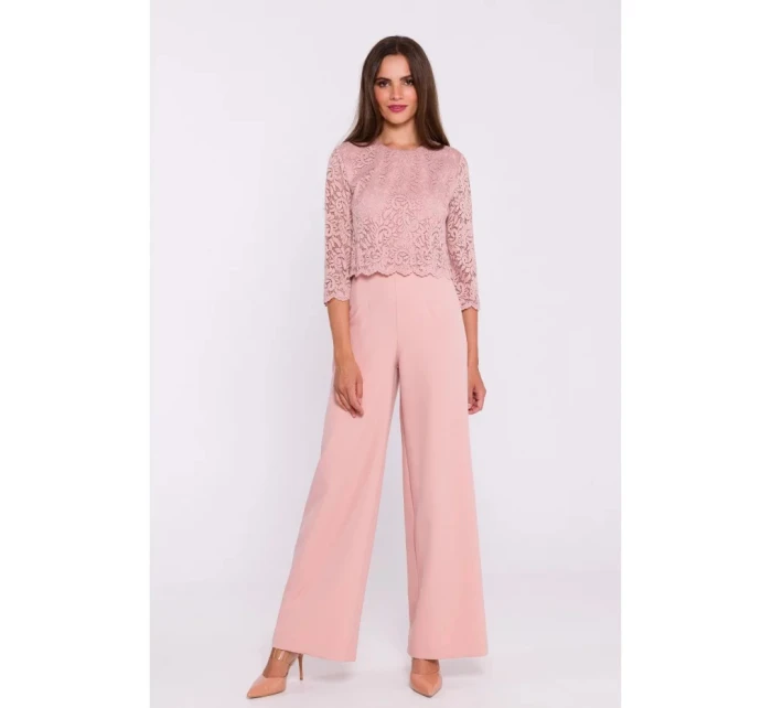 Dámský overal model 21292978 Pudr růžová - STYLOVE