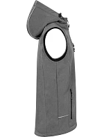 Pánská 3vrstvá softshellová vesta 40. heather grey model 22517272 - Promodoro