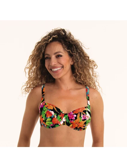 Style Federica Top Bikini - horní díl 8755-1 black - RosaFaia