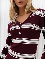 Sweter IR SW 57905.92 bordowy Sweter IR SW 57905.92 bordowy