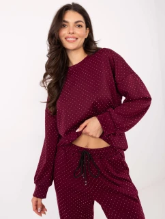 Komplet IT KMPL model 21462808 bordowy - FPrice