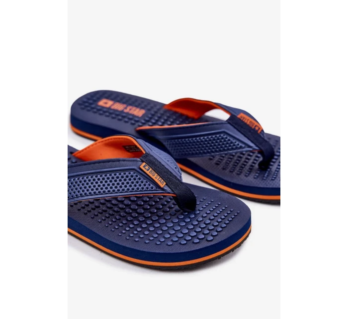 Pánské žabky Big Star – tmavě modré