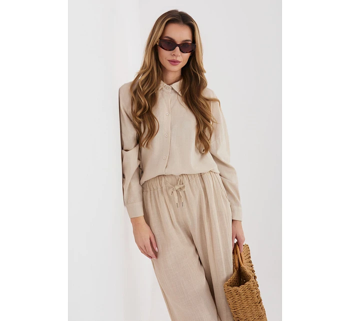 Košile s dlouhým rukávem  model 225516 Italy Moda