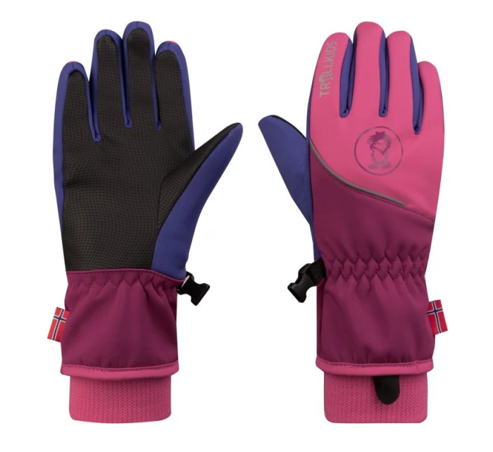 Dětské softshellové rukavice pro chlapce/dívky model 21758648 - Trollkids