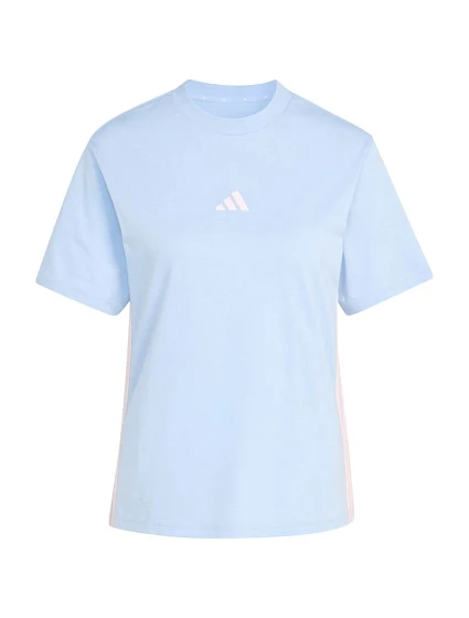 Dámské tričko Essentials 3Stripes Cotton blue model 22131925 - ADIDAS