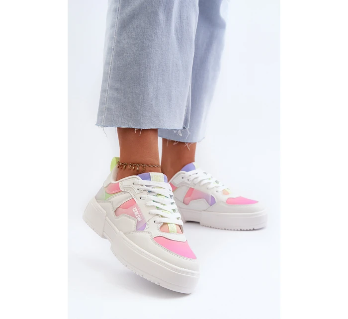 Dámské tenisky Big Star NN274359 s paměťovou pěnou systému Memory Foam v multifunkčním vzoru Dámské tenisky Big Star NN274359 s paměťovou pěnou systému Memory Foam v multifunkčním vzoru