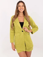 Dámský kabát DHJ MA 15286 hořčicový